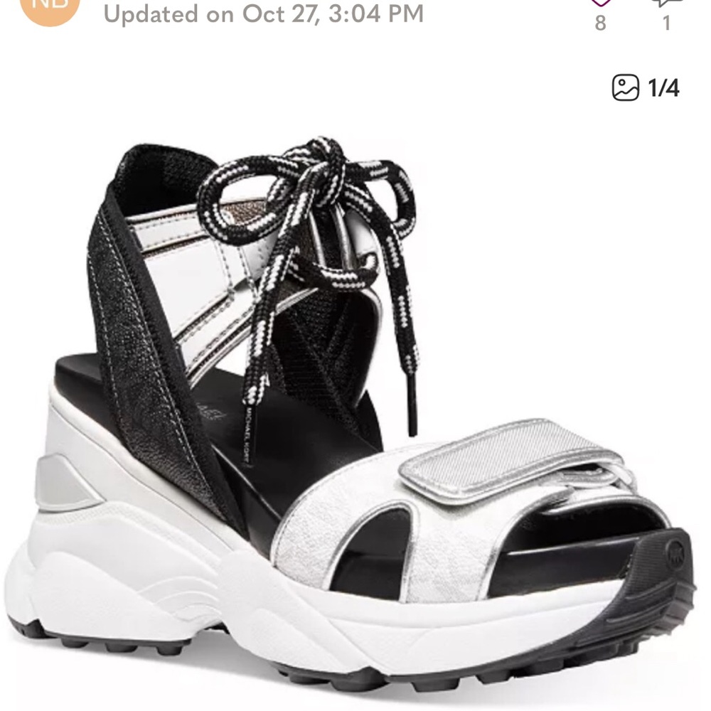 NEW wo Box MICHAEL KORS IRMA SANDALS SOLD OUT SZ 6.5